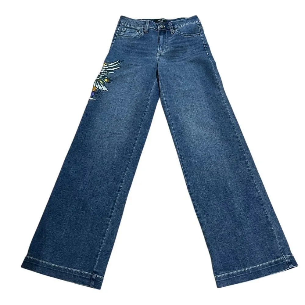 Ed Hardy inseam rise 14”